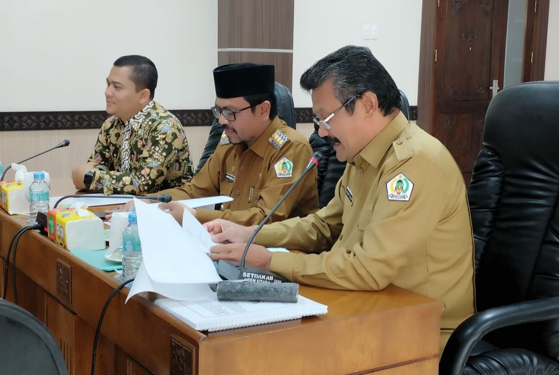 Pj Bupati Azwardi Minta Kepala Dinas Aceh Utara Standby di Kantor Selama Audit BPK