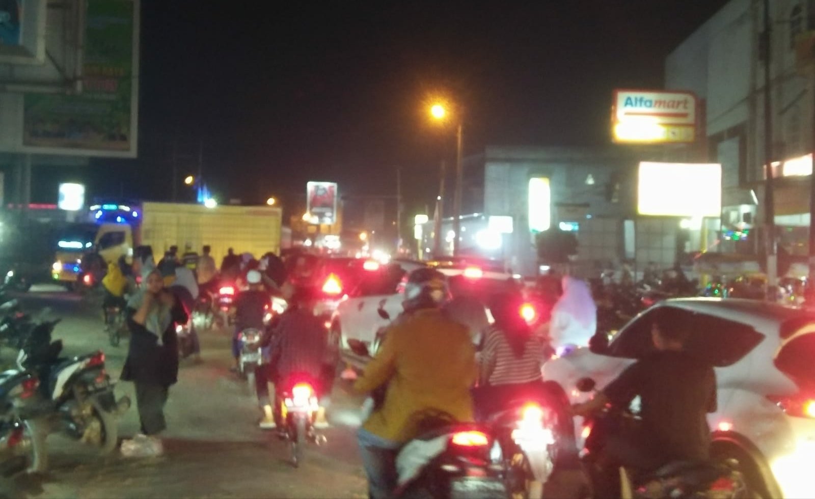 Warga Meriahkan Malam Takbiran Idulfitri di Aceh Utara