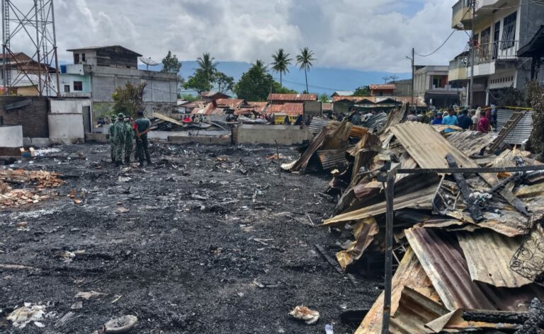 Lebih 40 Rumah di Pasar Belakang Kota Blangkejeren Terbakar