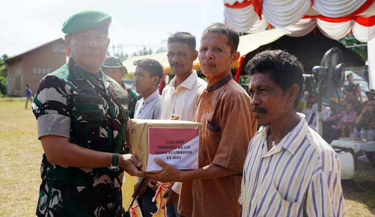 Danrem LW tali asih TMMD