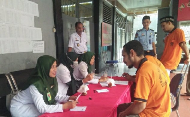 51 Tahanan di Lapas Lhoksukon Ikut Skrining HIV, Hasilnya Semua Negatif