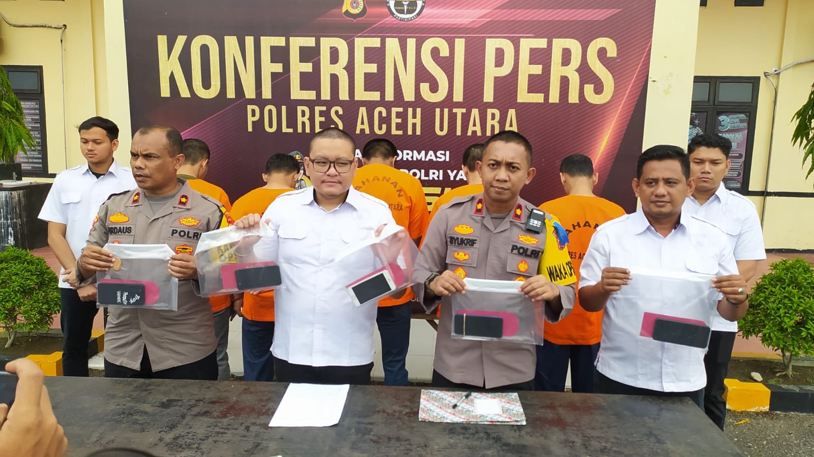 Polisi Tangkap Lima Tersangka  Kasus Perdagangan Orang di Lhoksukon