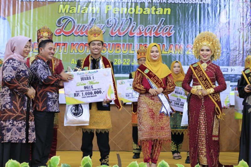 Malam Penobatan Duta Wisata, Bintang: Mari Perkenalkan Potensi Wisata Kota Subulussalam