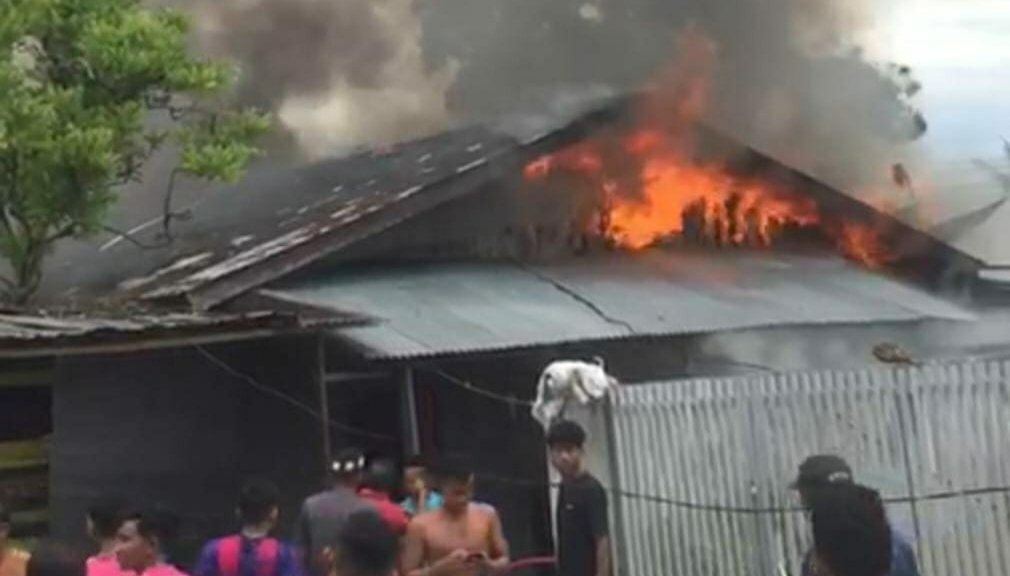 Kebakaran di Gampong Lada Pidie, Tiga Rumah Ludes