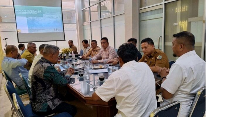 Ini Hasil Rapat BWS Sumatera I dengan 9 Camat Terkait Upaya Pengaliran Air di Aceh Utara