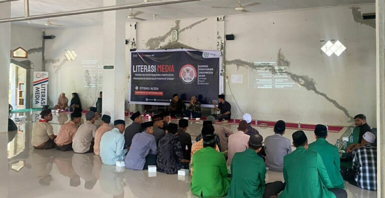 KPI Aceh Gelar Literasi Media, Ajak Mahasiswa Awasi Siaran Kepemiluan