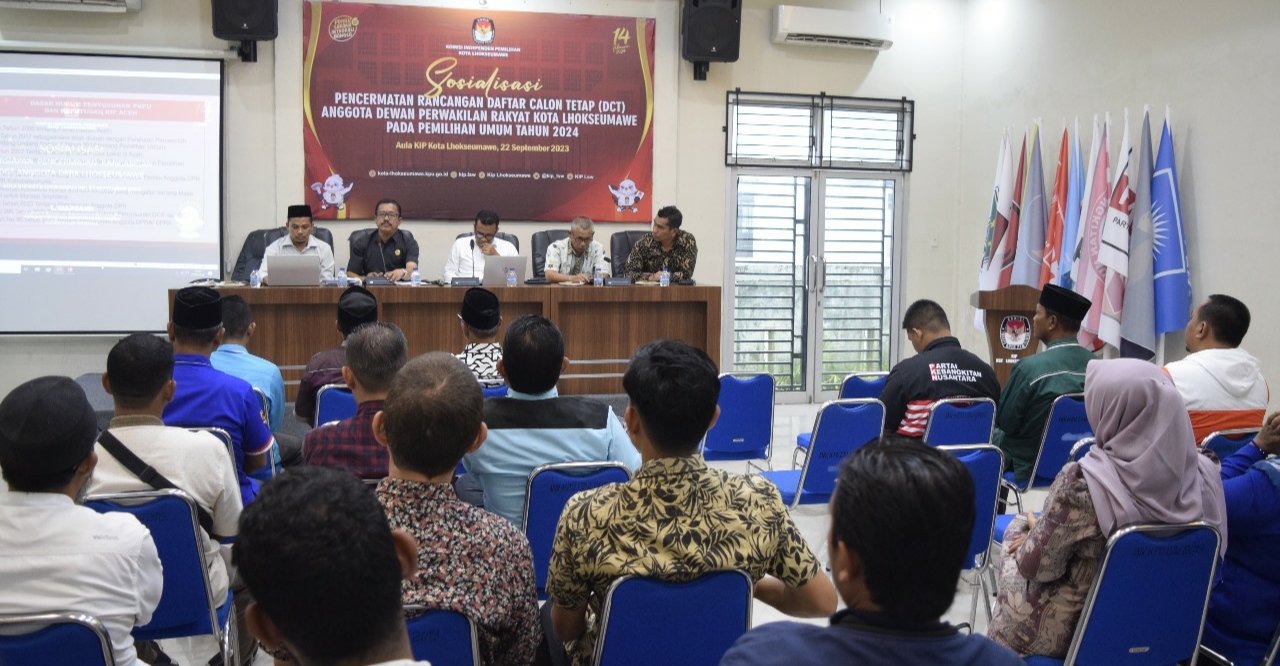 KIP Lhokseumawe sosialisasi rancangan DCT Pemilu 2024