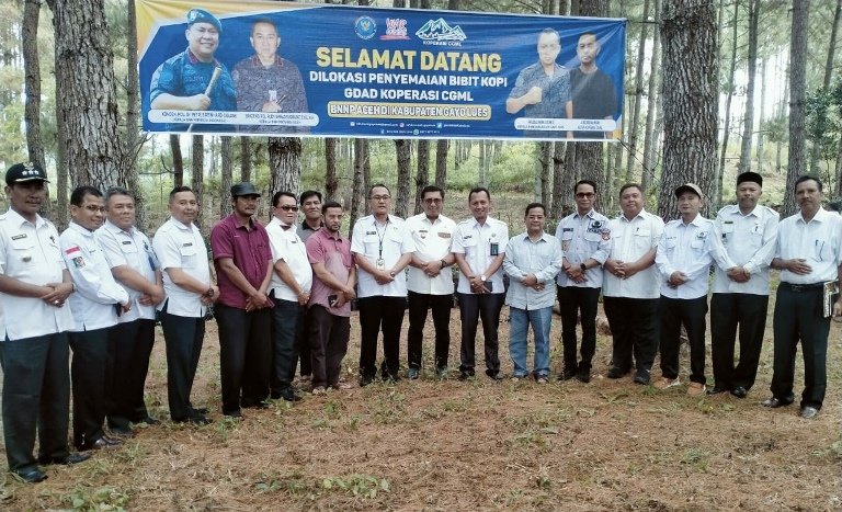 Kepala BNNP Aceh dan Pj Bupati Tinjau Pembibitan Kopi, Program GDAD Kirim 300 Ton Biji Kopi