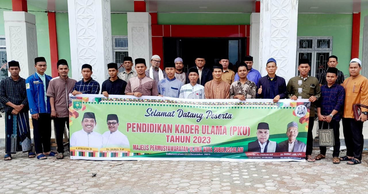 MPU Subulussalam Gelar Pelatihan PKU, Syarkawi Nur: Untuk Menambah Wawasan dan Peningkatan SDM Santri