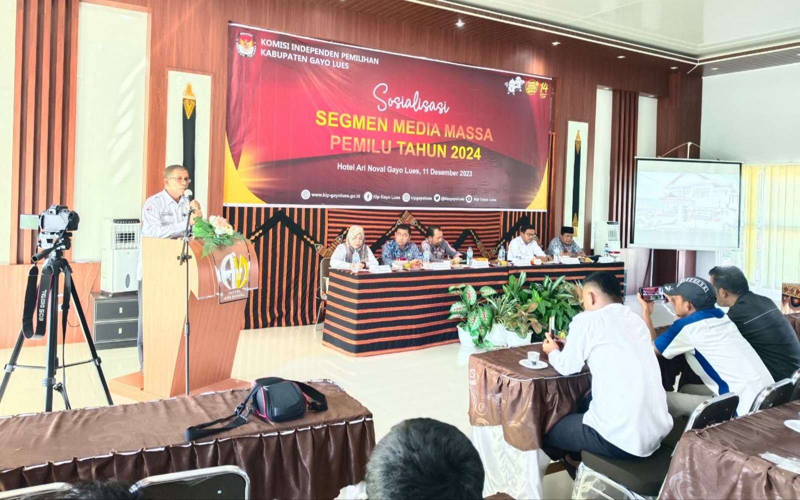 KIP Gayo Lues sosialisasi segmen media massa