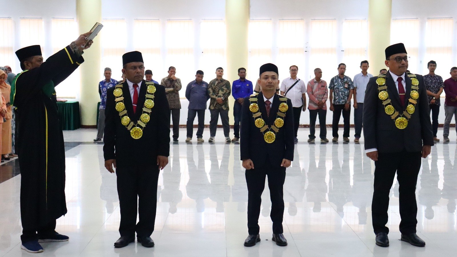 Direktur Politeknik Negeri Lhokseumawe Lantik Tiga Wadir, Ini Nama-Namanya