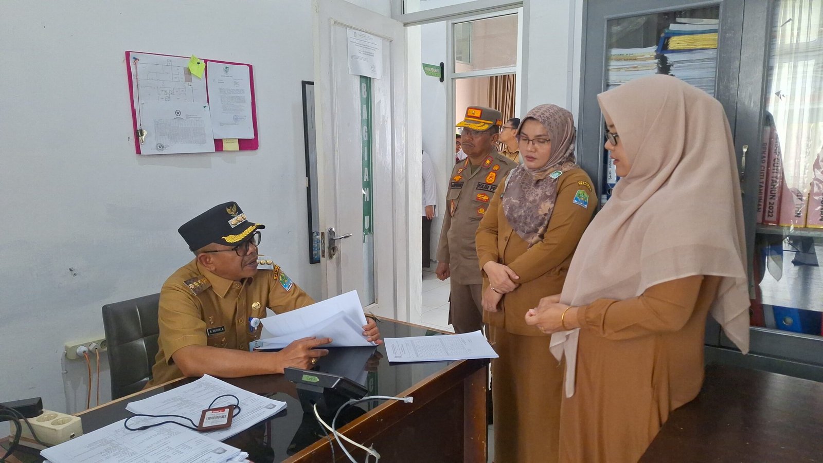 Pj Bupati Murtala hari pertama kerja setelah lebaran