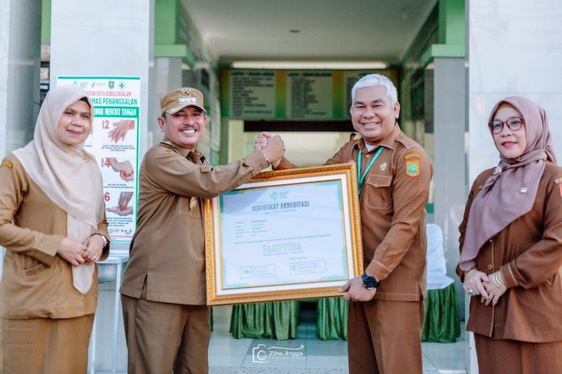 Puskesmas Penanggalan Pertama Raih Predikat Akreditasi Paripurna