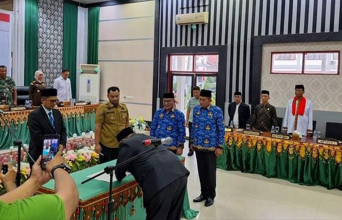 Pelantikan Sekda Agara Yusrizal