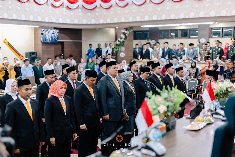 20 Anggota DPRK Subulussalam Dilantik, 6 dari Hanura, Fadly Jabat Posisi Ketua Sementara