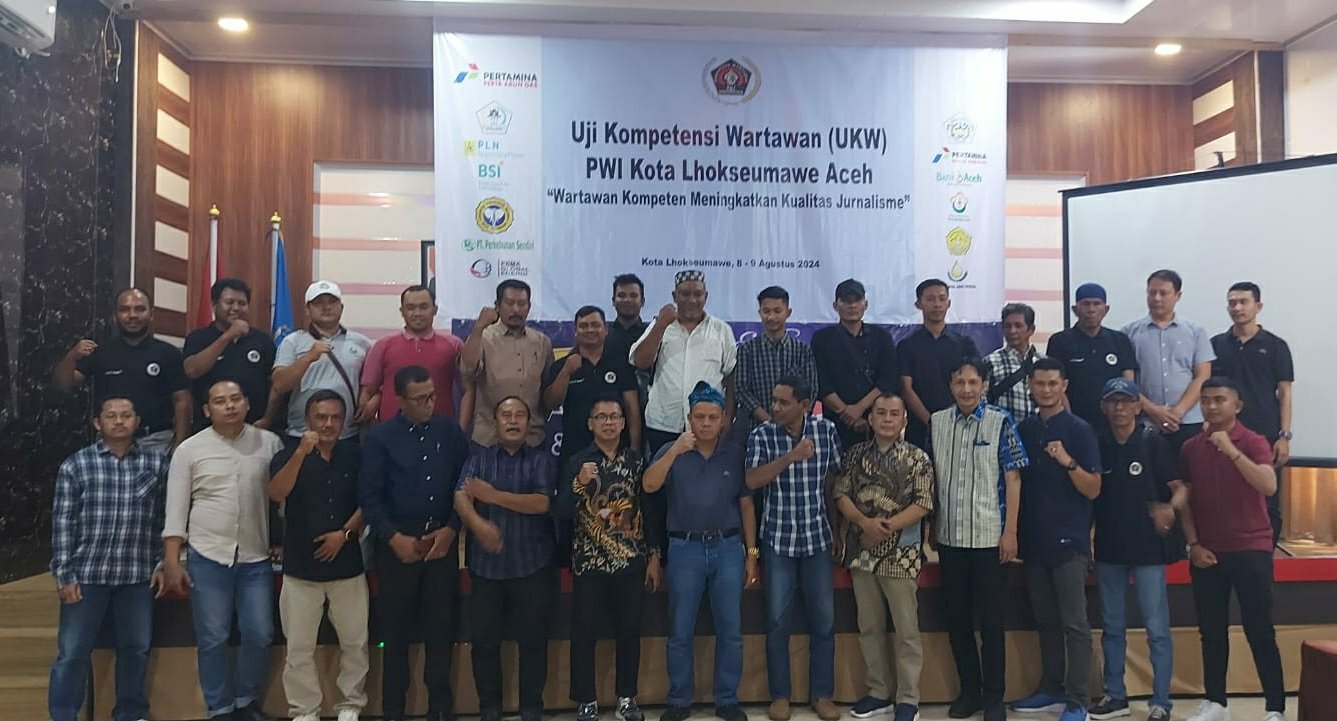 Hasil UKW Angkatan XVIII di Lhokseumawe, 17 Wartawan Kompeten