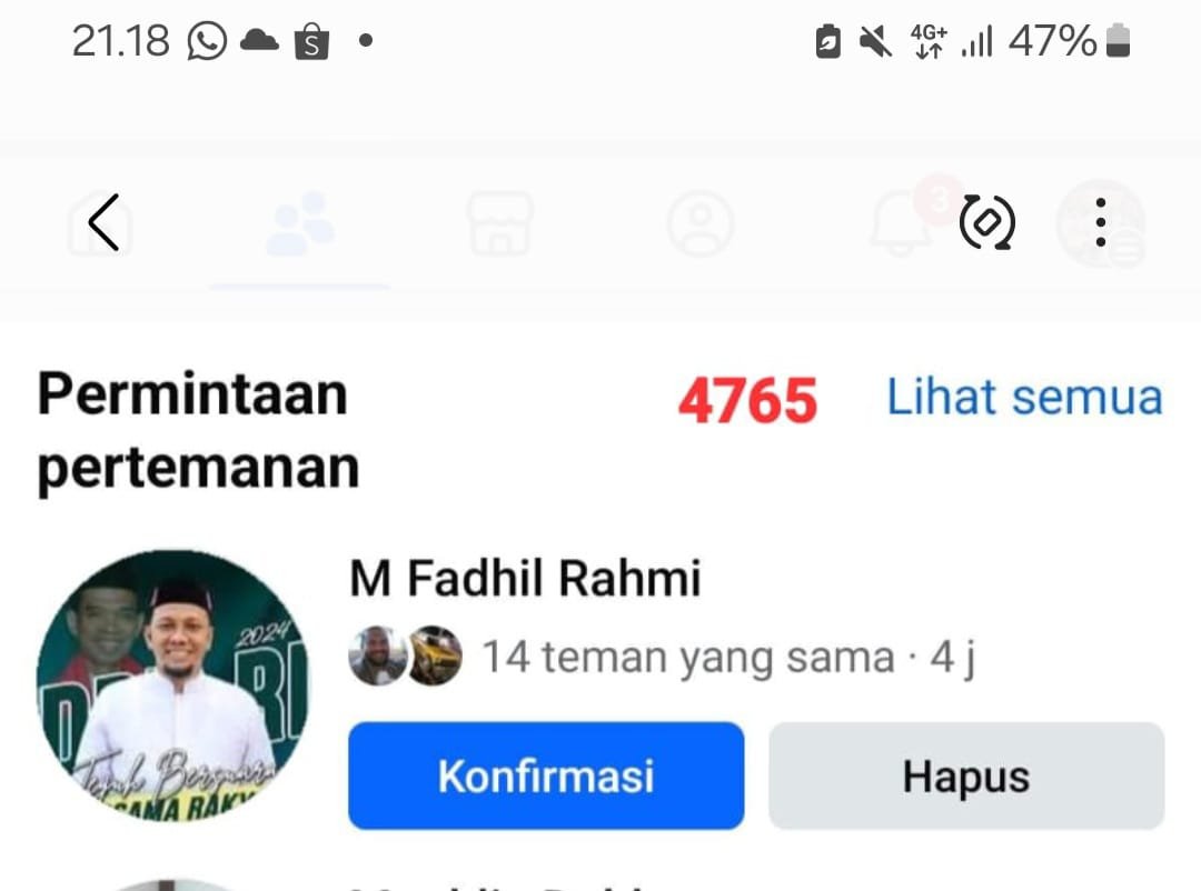 Sejumlah Akun Palsu Catut Fadhil Rahmi di Media Sosial, Diduga Bermotif Penipuan