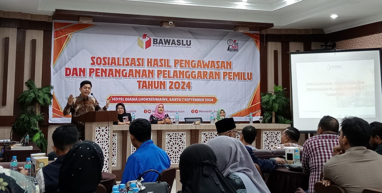 Panwaslih Aceh Paparkan Hasil  Pengawasan Pemilu 2024, Begini Kata Akademisi