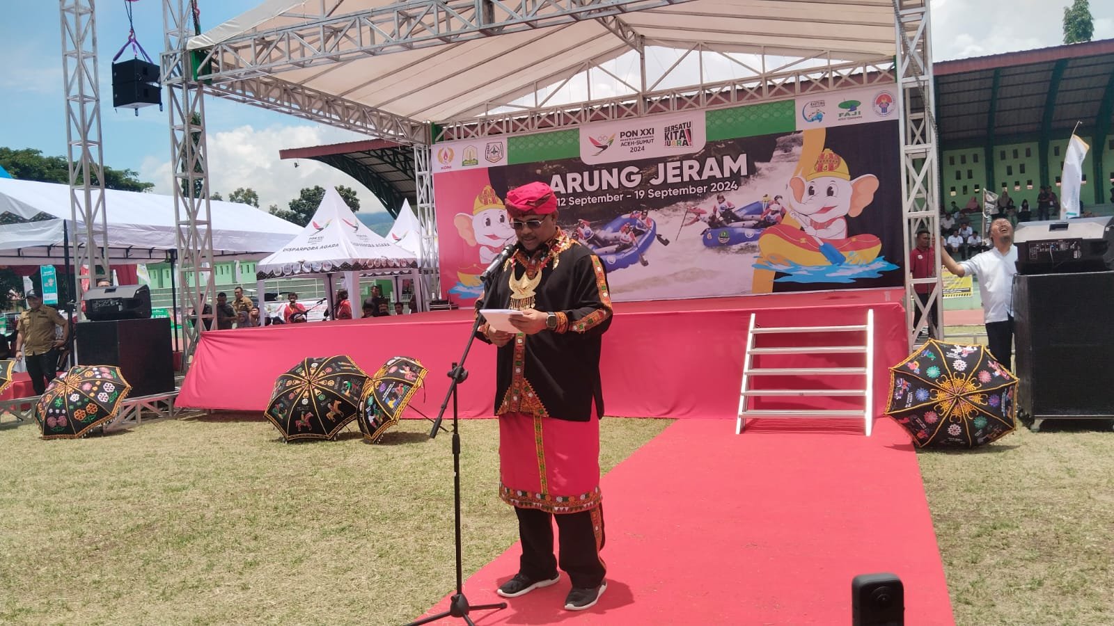 Pj Gubernur Safrizal buka lomba Arung Jeram PON