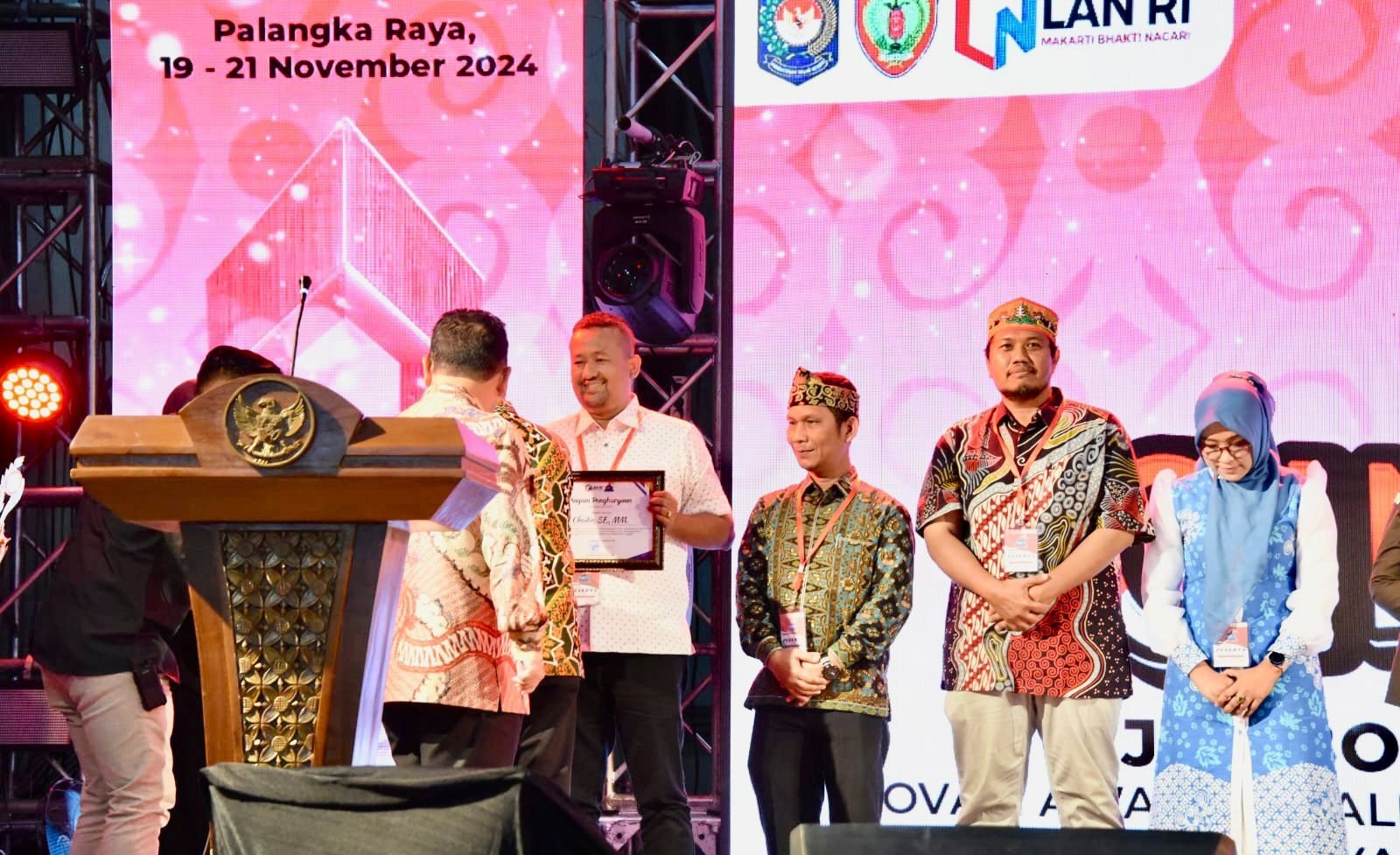 Kepala UPTD BPKA Wilayah Lhokseumawe Juara I Inovasi Nasional 2024