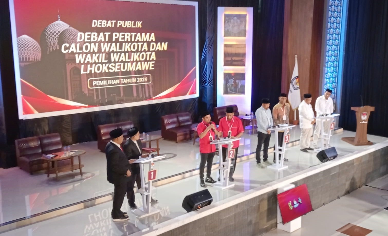 Debat perdana calon wali kota lhokseumawe