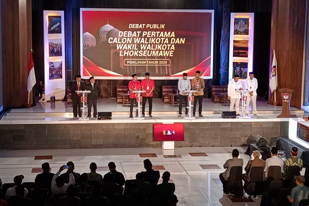 Debat perdana paslon wali kota-wakil wali kota Lhokseumawe