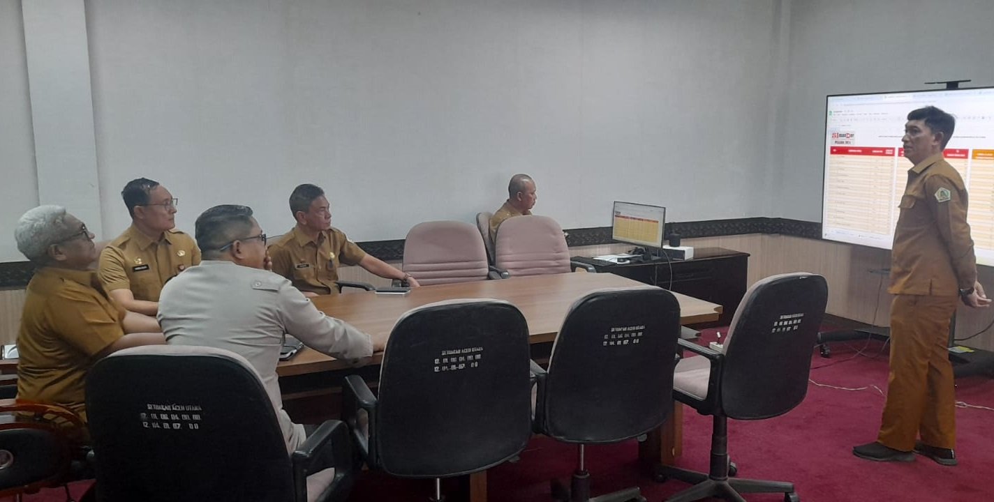 Pj Bupati Mahyuzar pantau Desk Pilkada