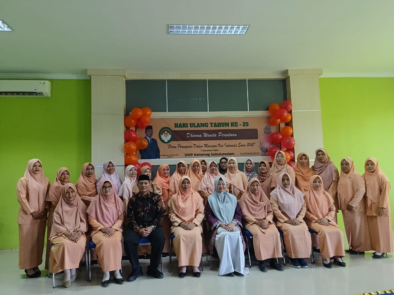 HUT DWP ke-25, Pj Ketua TP PKK Kota Subulussalam Berikan Pembinaan DWP Kemenag