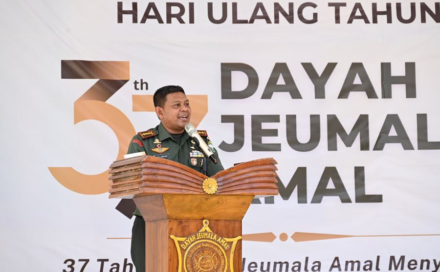 Danrem Lilawangsa HUT Dayah Jeumala Amal
