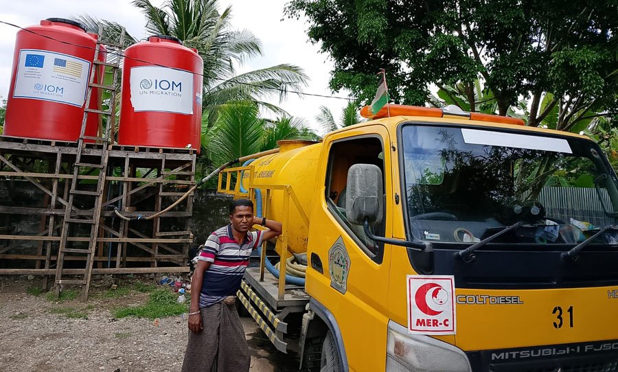 Lagi, MER-C Bantu Kebutuhan Air Pengungsi Rohingya di Lhokseumawe, dan Sandang untuk Kamp Aceh Timur