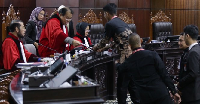 Sidang MK pemeriksaan lanjutan PHPU Aceh Timur