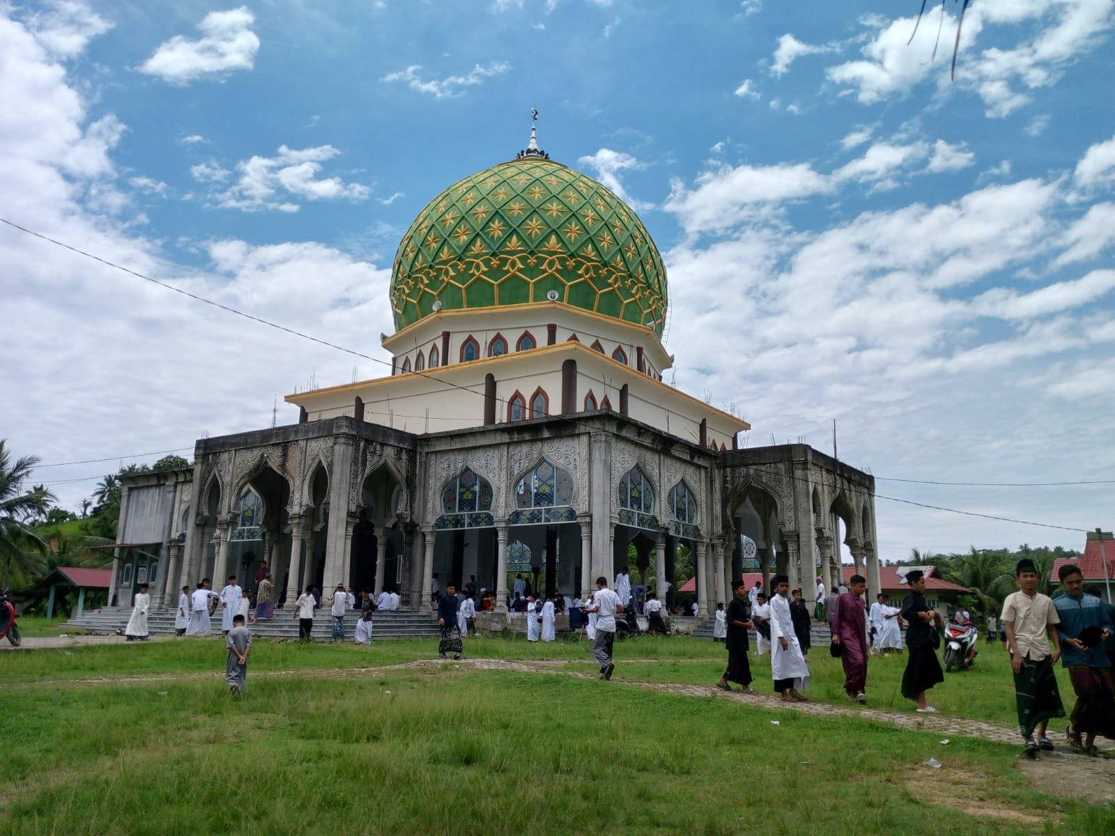 Masjid Assaadah Tgk Chik di Paloh, Paloh Dayah, MUara Satu, Lhokseumawe, 25 April 2025. Portalsatu.com/ Jamaluddin