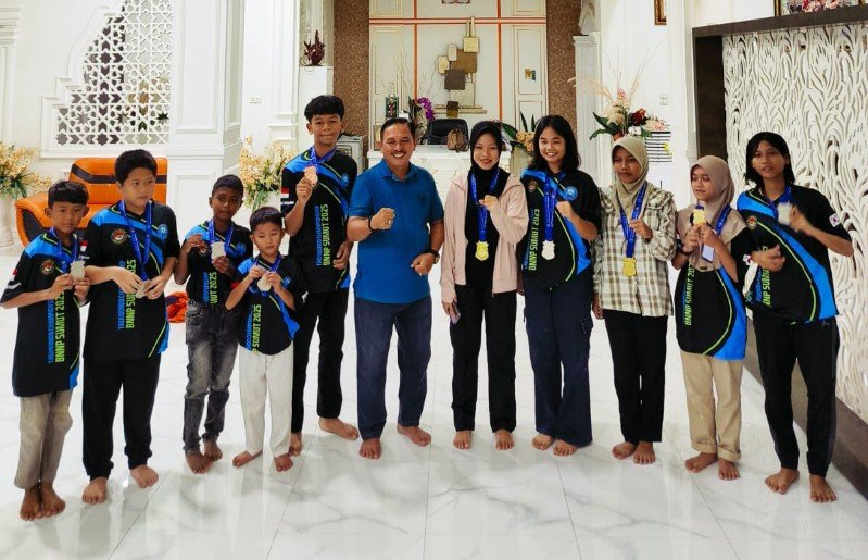 Berhasil Raih 11 Medali di Sumut, Ketua Taekwondo Affan Alfian Sampaikan Ucapan Terima Kasih ke Bank Aceh Subulussalam