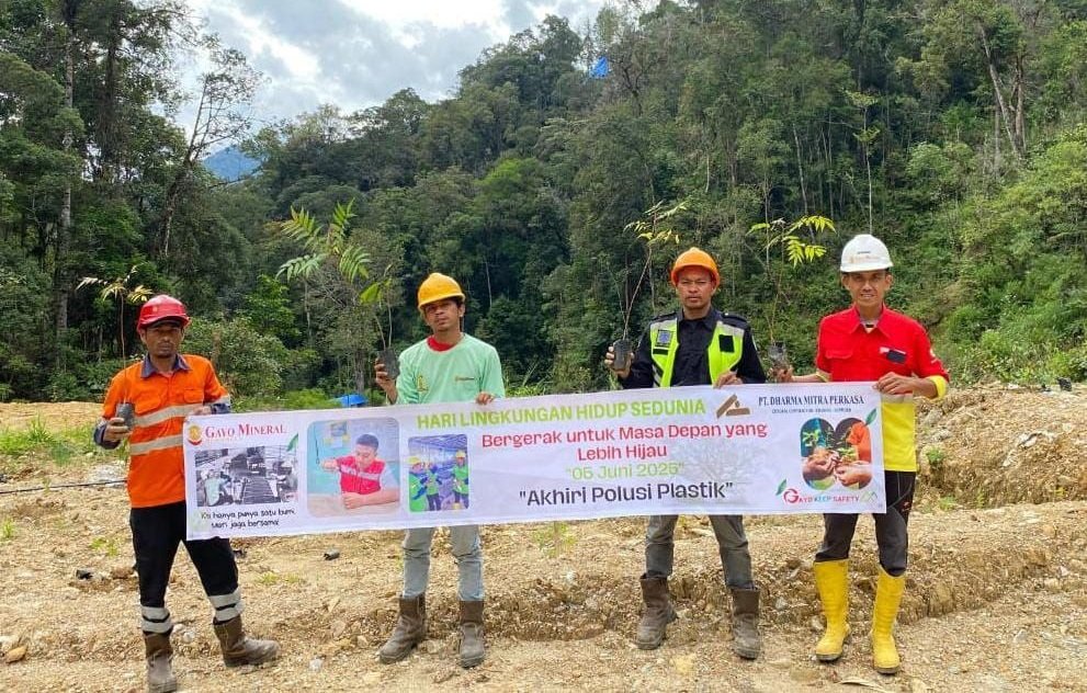 PT GMR tanam pohon di lokasi ekplorasi emas
