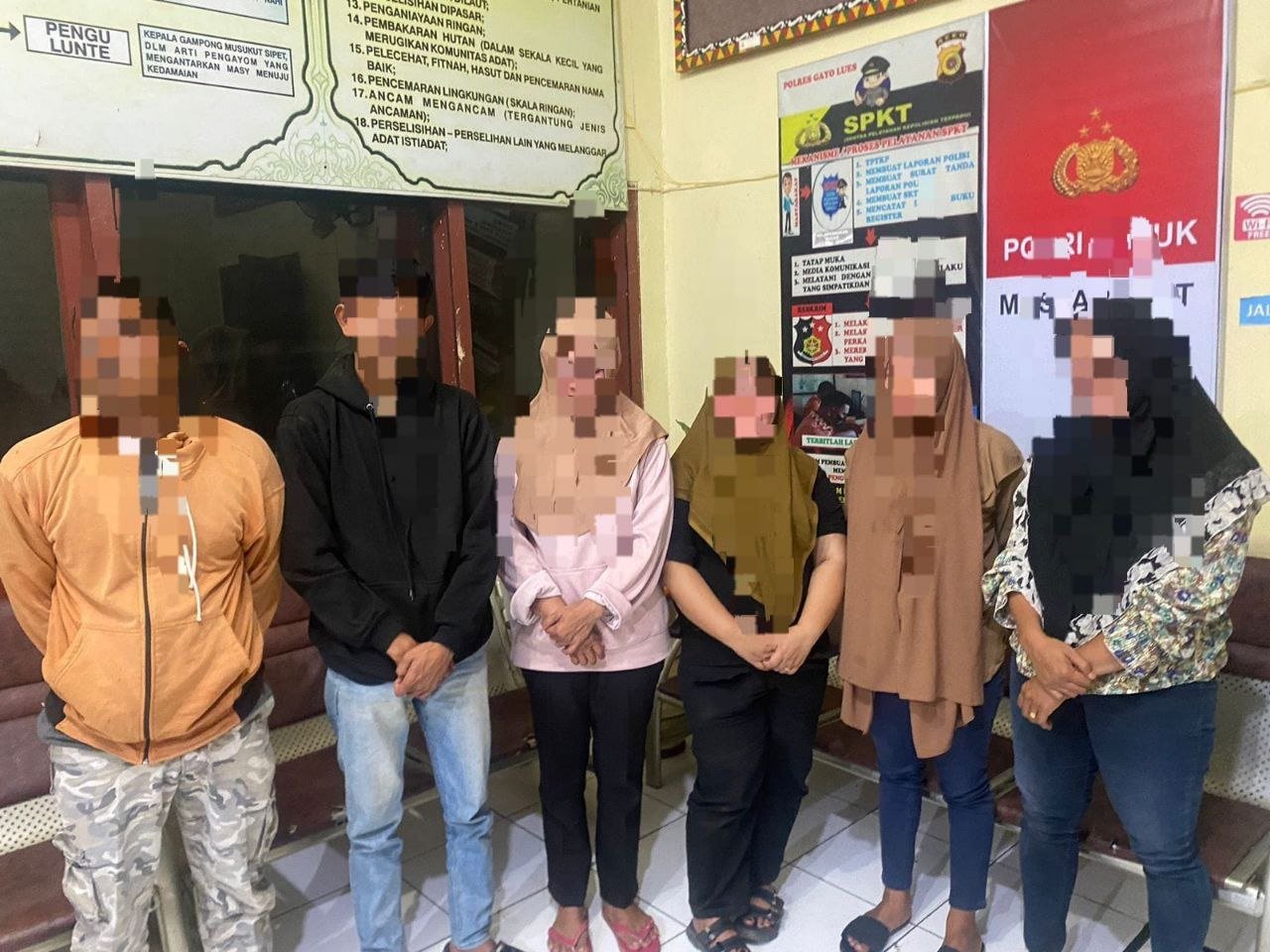 Warga Dua Desa Gerebek Tempat Maksiat di Kala Pinang, Enam Orang Ditangkap