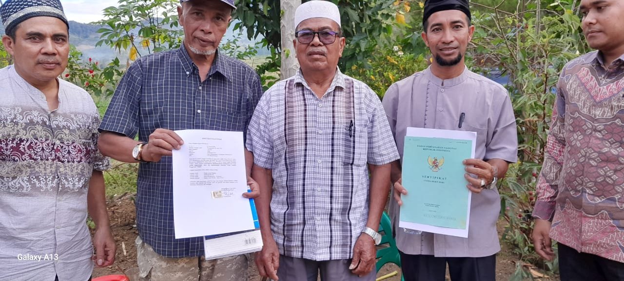 H. Kamaluddin Wakafkan Tanah Seluas Satu Hektar Lebih di Blangtenggulun Kepada Muhammadiyah