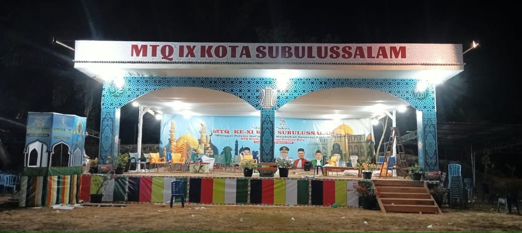 Malam Ini HRB Buka MTQ IX Tingkat Kota Subulussalam di Longkib