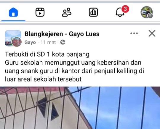 Video Oknum Guru Diduga Minta Uang Kebersihan dari Pedagang beredar di Medsos, Begini Tanggapan Kadisdik