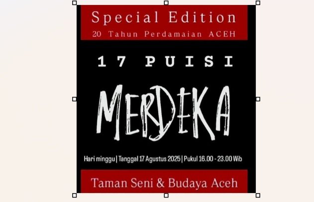 Flyer Sound of Nanggroe Spesial Dua Dekade Damai Aceh