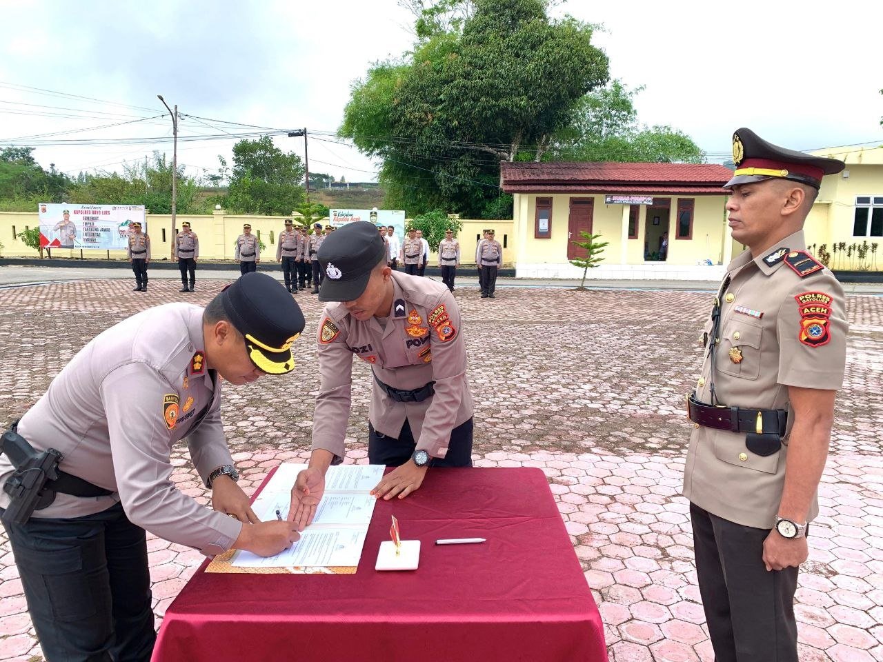 Kapolres Gayo Lues Sertijab Kapolsek Putri Betung