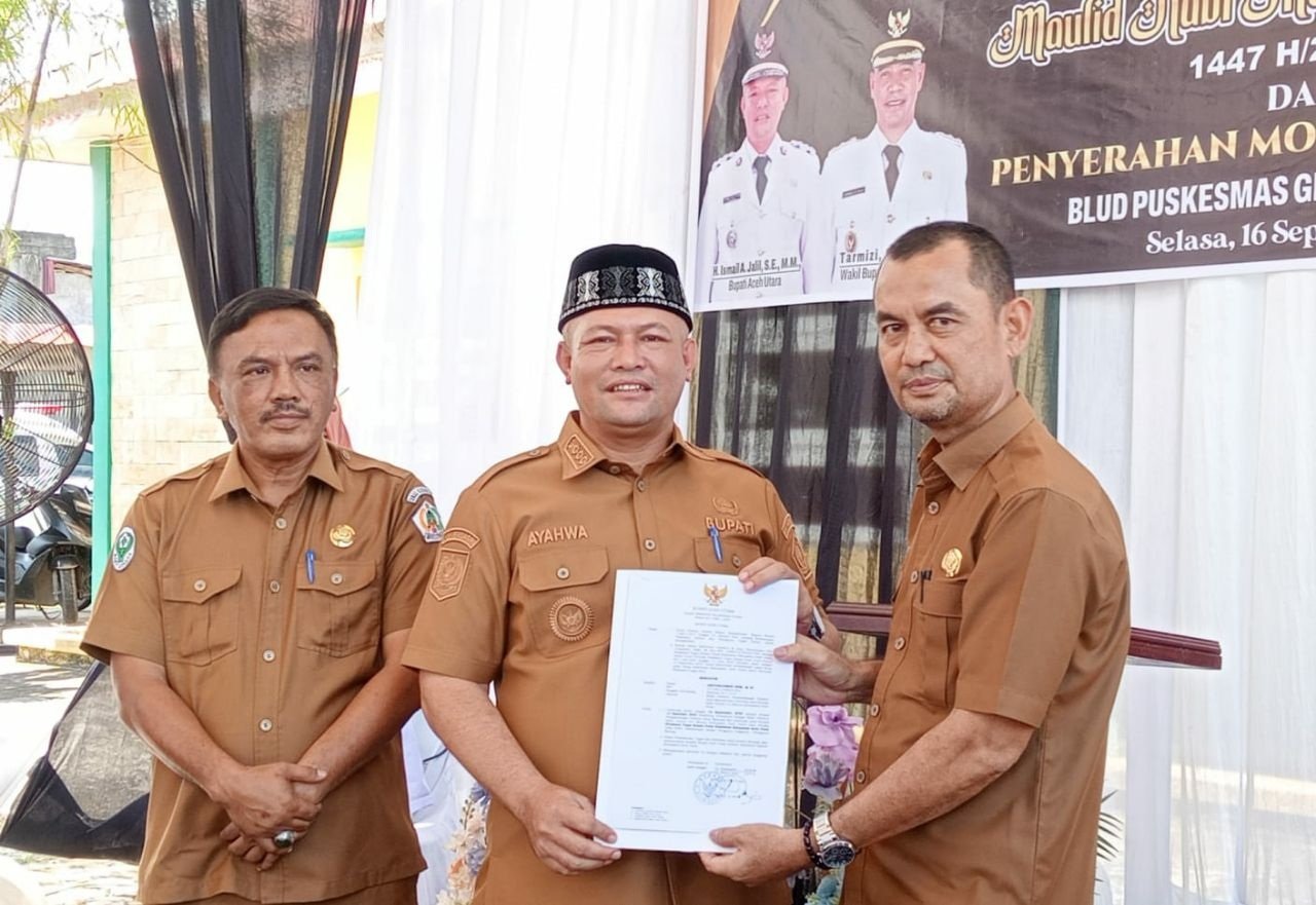Ayahwa Tunjuk Abdurrahman Plt Kadinkes, Penyerahan SK di Geureudong Pase