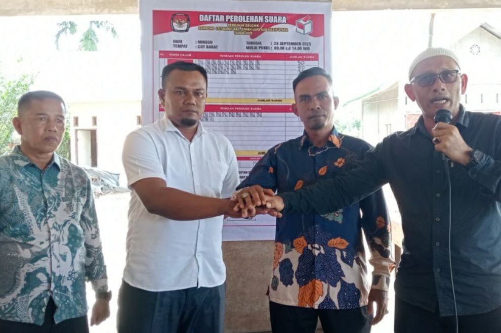 Terpilih Sebagai Keuchik Cot Barat di Tanah Luas, Saiful Bahri: Kemenangan Bersama