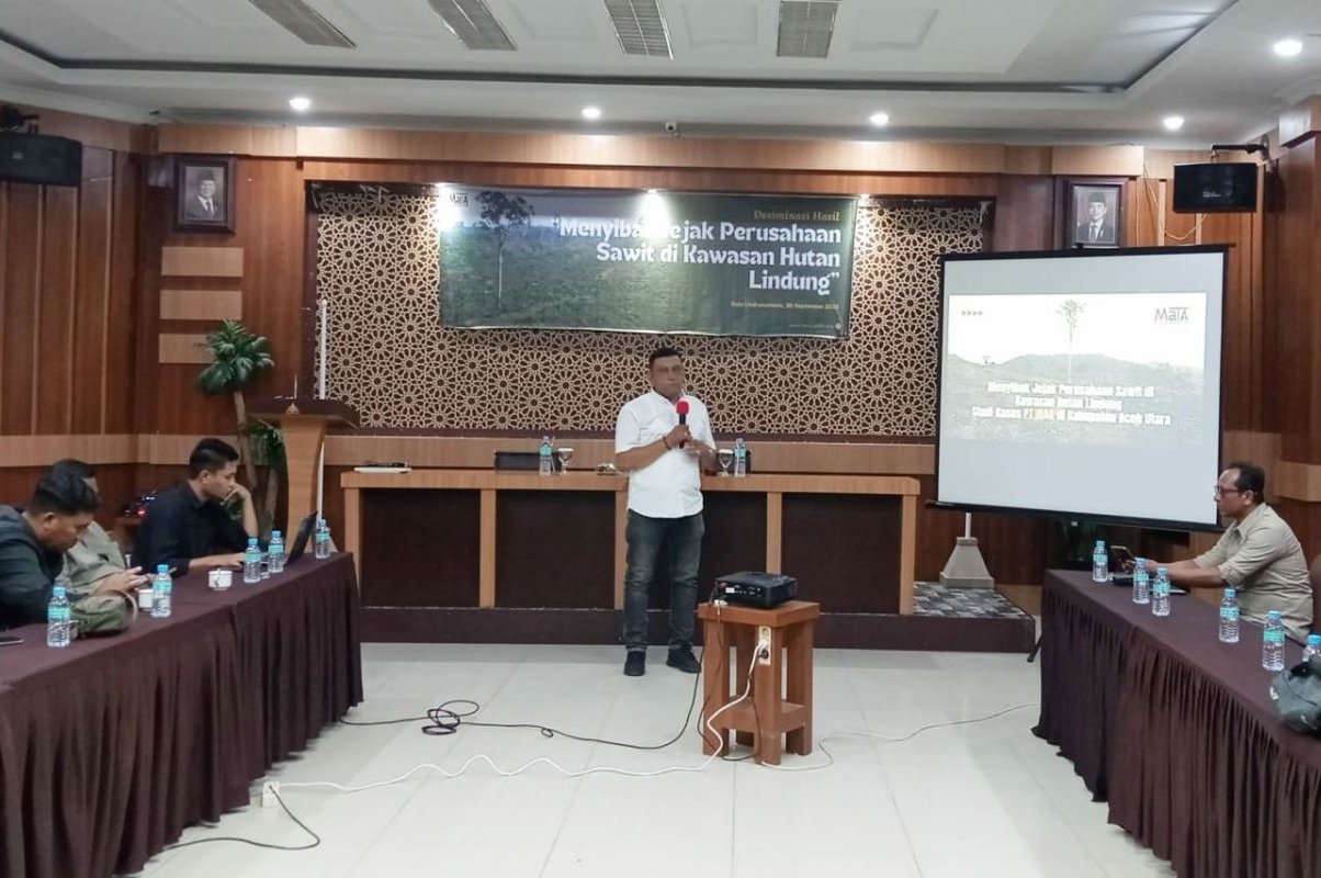 MaTA Ungkap Temuan Alih Fungsi Hutan untuk Perkebunan Sawit di Aceh Utara