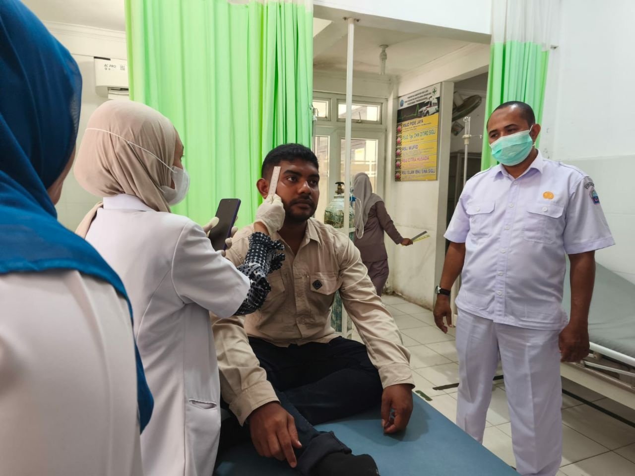 Kepala SPPG Reza divisum usai kena bogem Wabup