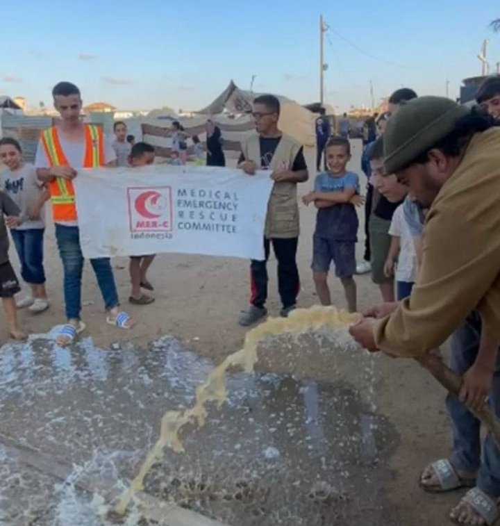 MER-C Bangun Fasilitas WASH di Kamp Al-Nuseirat, Gaza Selatan