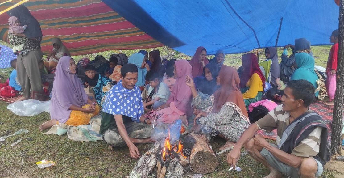 Pengungsi korban banjir Gayo Lues