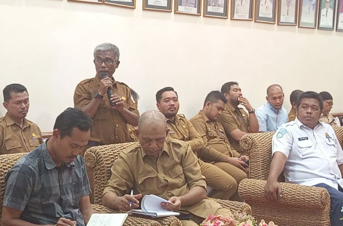 Rapat penanganan pascabencana aceh utara