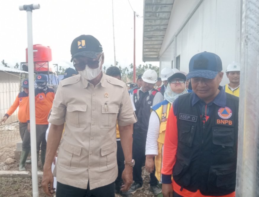 Menteri PU tinjau Huntara Rumoh Rayeuk