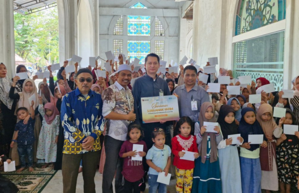 BSI Bersama BSI Maslahat Salurkan Santunan Rp150 Juta untuk 600 Anak Yatim dan Duafa di Aceh Utara