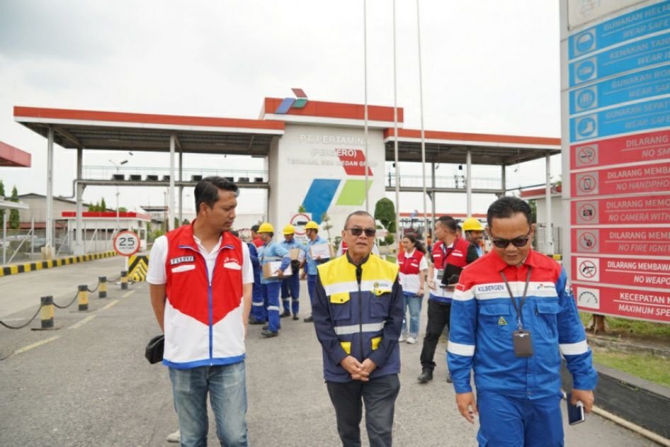 Pertamina Sumbagut Jamin Pasokan BBM di Medan Aman, Stafsus ESDM Lakukan Peninjauan